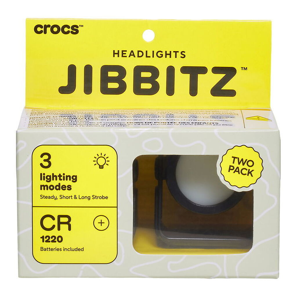 Crocs Vedhæng - Forlygter - 2-pak - Sort