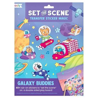 Ooly Klistermærkesæt - Set The Scene - Galaxy Buddies