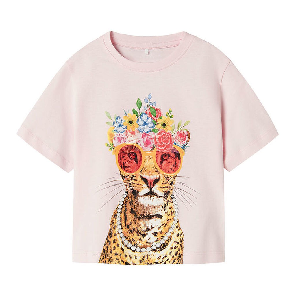 Name It T-shirt - NmfVotea - Ballerina/Leo m. Print