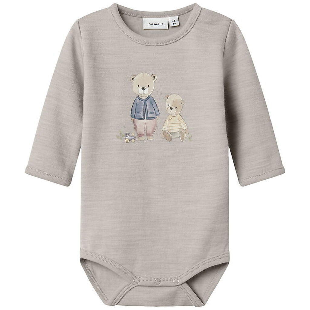 Name It Body l/æ - Uld/Bomuld - NbnWup - Nacreous Cloud
