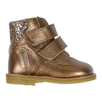 Angulus Begynderstøvler m. For - Tex - Bronze Shine/Clay Glitter