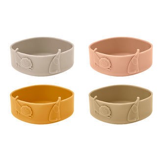 Liewood Skåle - Silikone - Emily - 4-pak - Tuscany Rose Multi