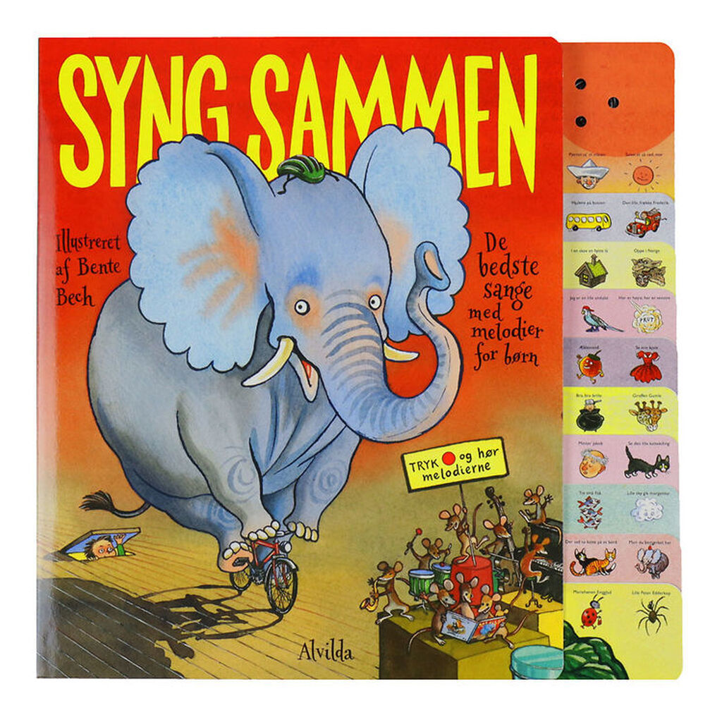 Alvilda Bog m. Lyd - Syng sammen - De bedste sange med melodi