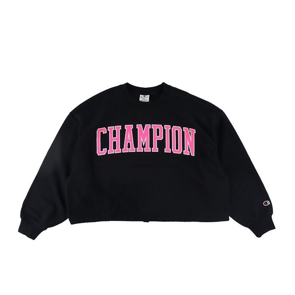 Champion Fashion Sweatshirt - Croptop - Sort