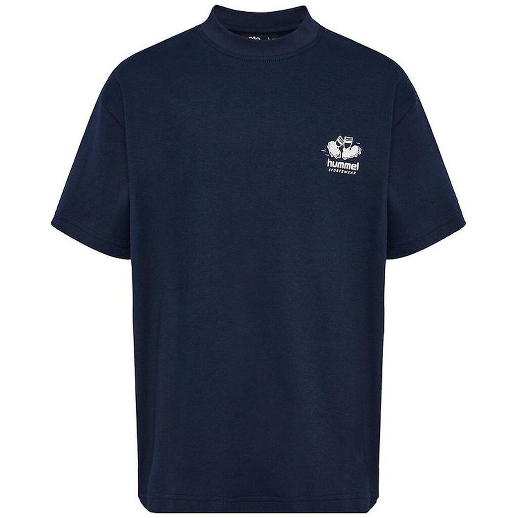 Hummel T-shirt - hmlLoose - Dark Sapphire m. Print