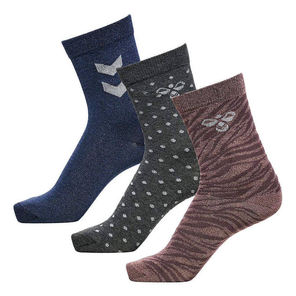 Hummel Strømper - hmlAlfie - 3-pak - Sparrow m. Glimmer