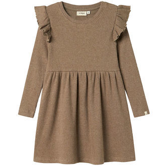 Lil' Atelier Kjole - Rib - NmfSophia - Shitake