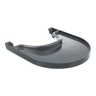 Playtray Bord Til Tripp Trapp Højstol - 47,5x27,5 cm - Grå