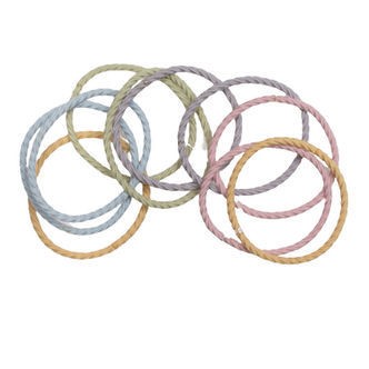 Little Wonders Hårelastikker - 10 stk. - Pastel