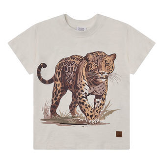 Hust and Claire T-shirt - Anton - Ivory m. Leopard