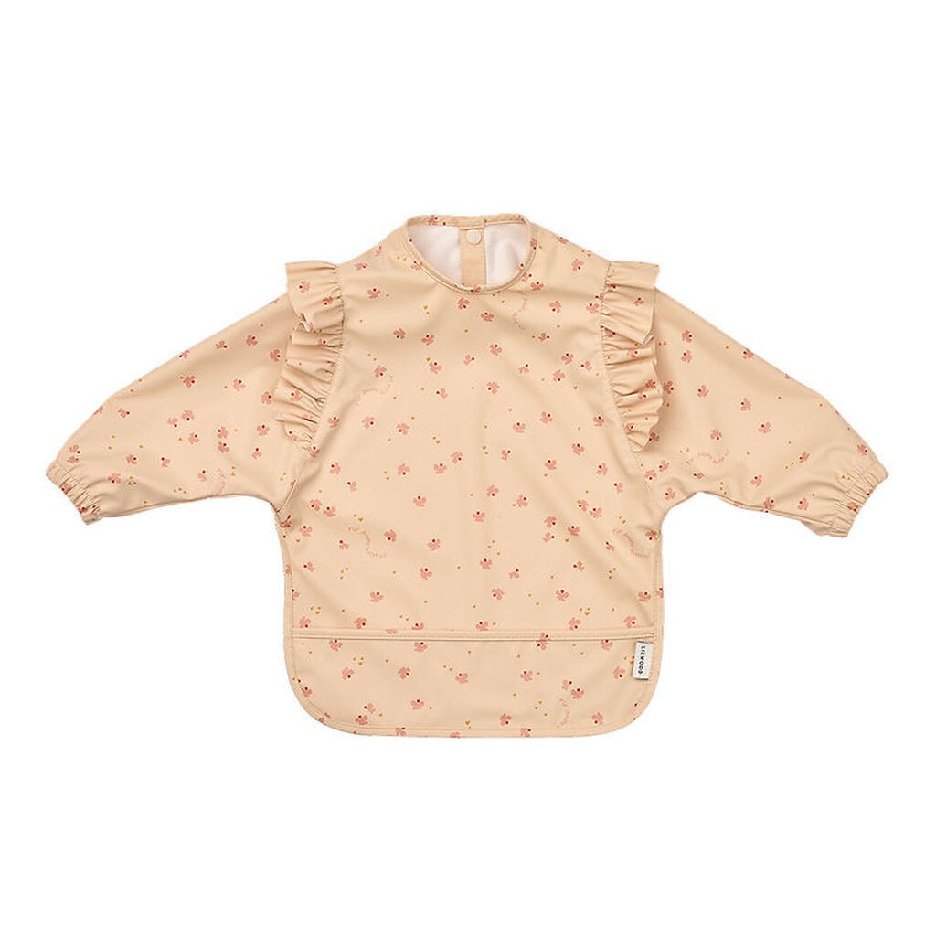 Liewood Forklæde - Merle Ruffle - PU - Mini Butterfly/ Apple Blo