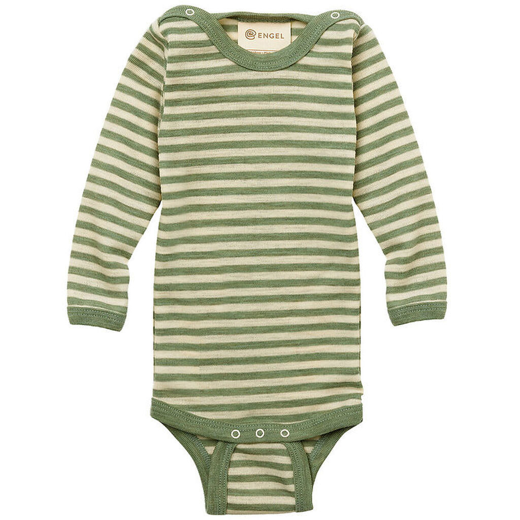 Engel Body l/æ - Uld - Sage Green Melange/Natural