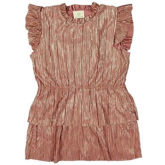 En Fant Kjole - Plisse - Rosa