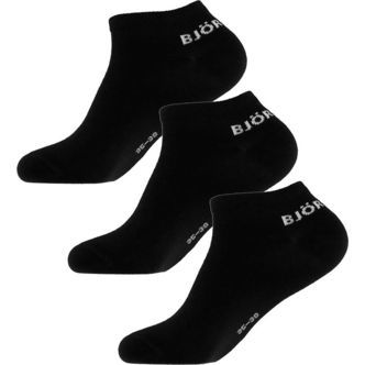 Björn Borg Ankelstrømper - 3-pak - Sort
