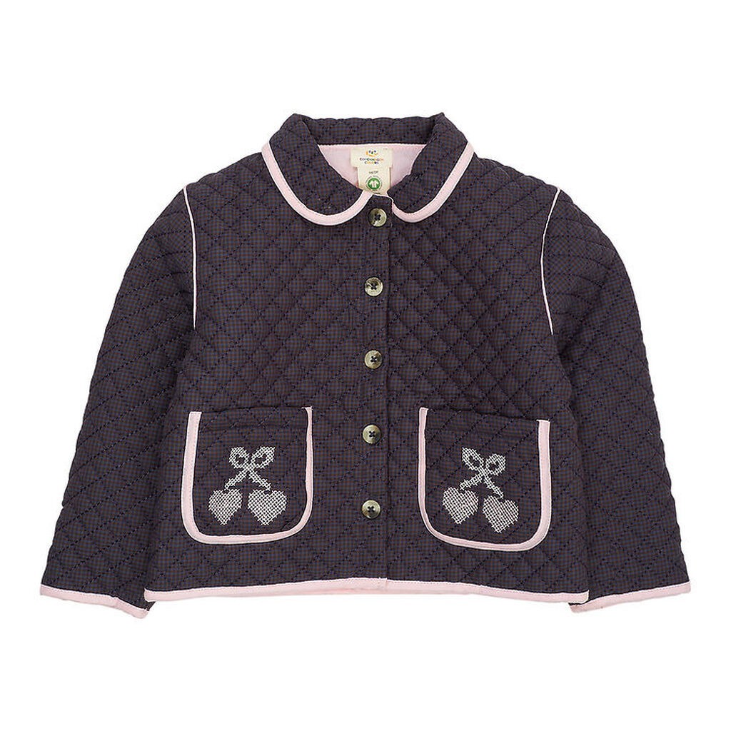 Copenhagen Colors Jakke - Quiltet - Brown/Blue Check