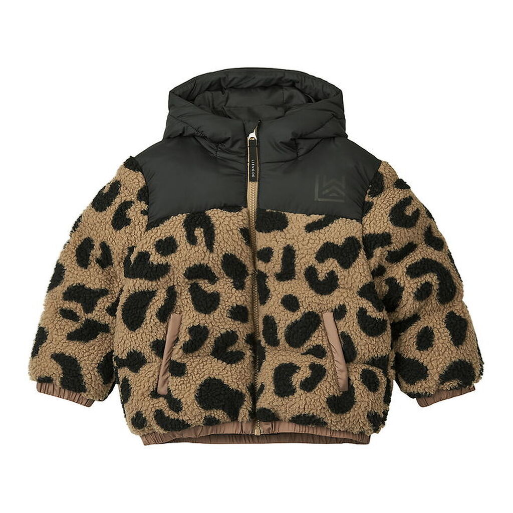 Liewood Fleecejakke m. Vattering - Niko - Mega Leo/Oat Mix