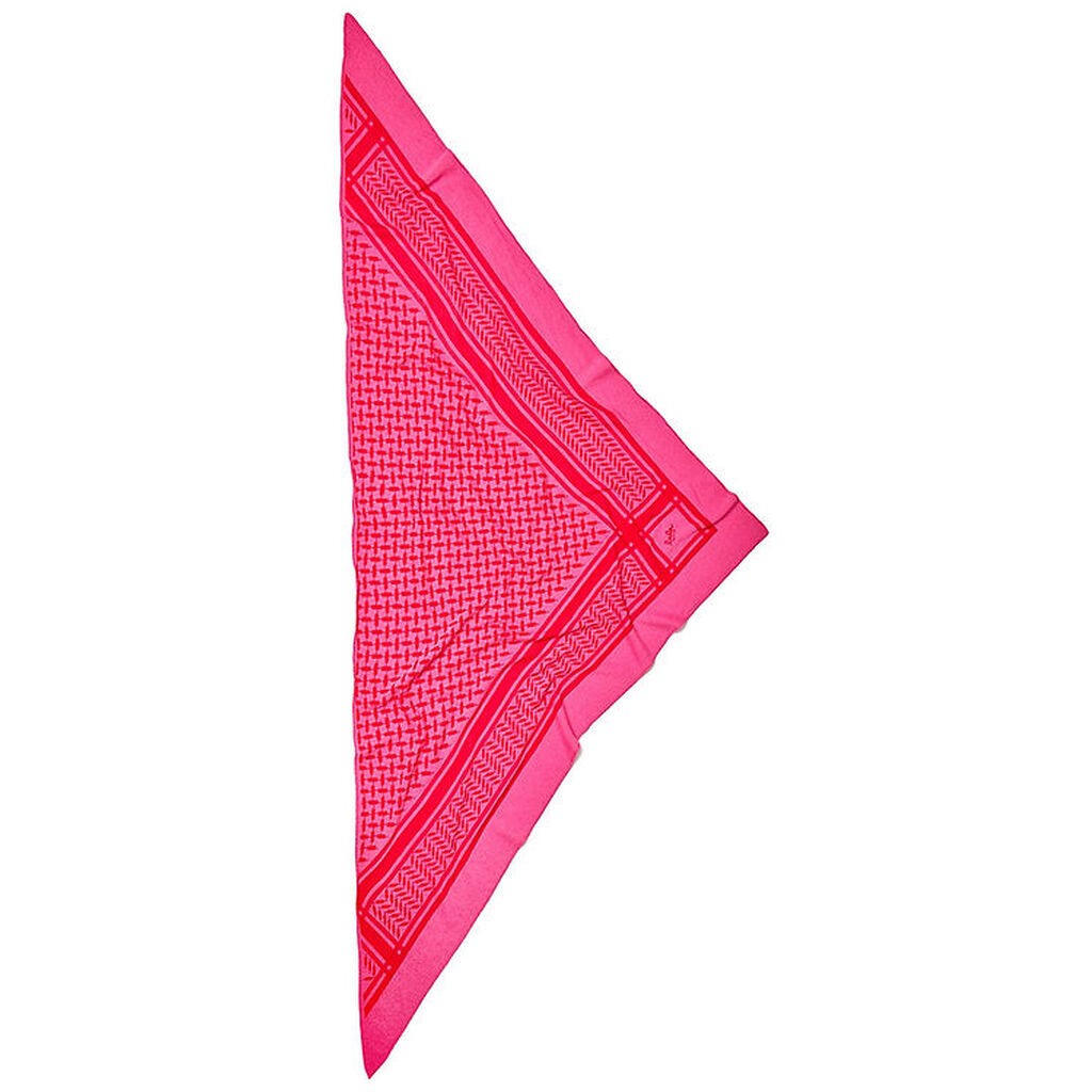 Lala Berlin Tørklæde - Triangle Trinity Classic M - Pink