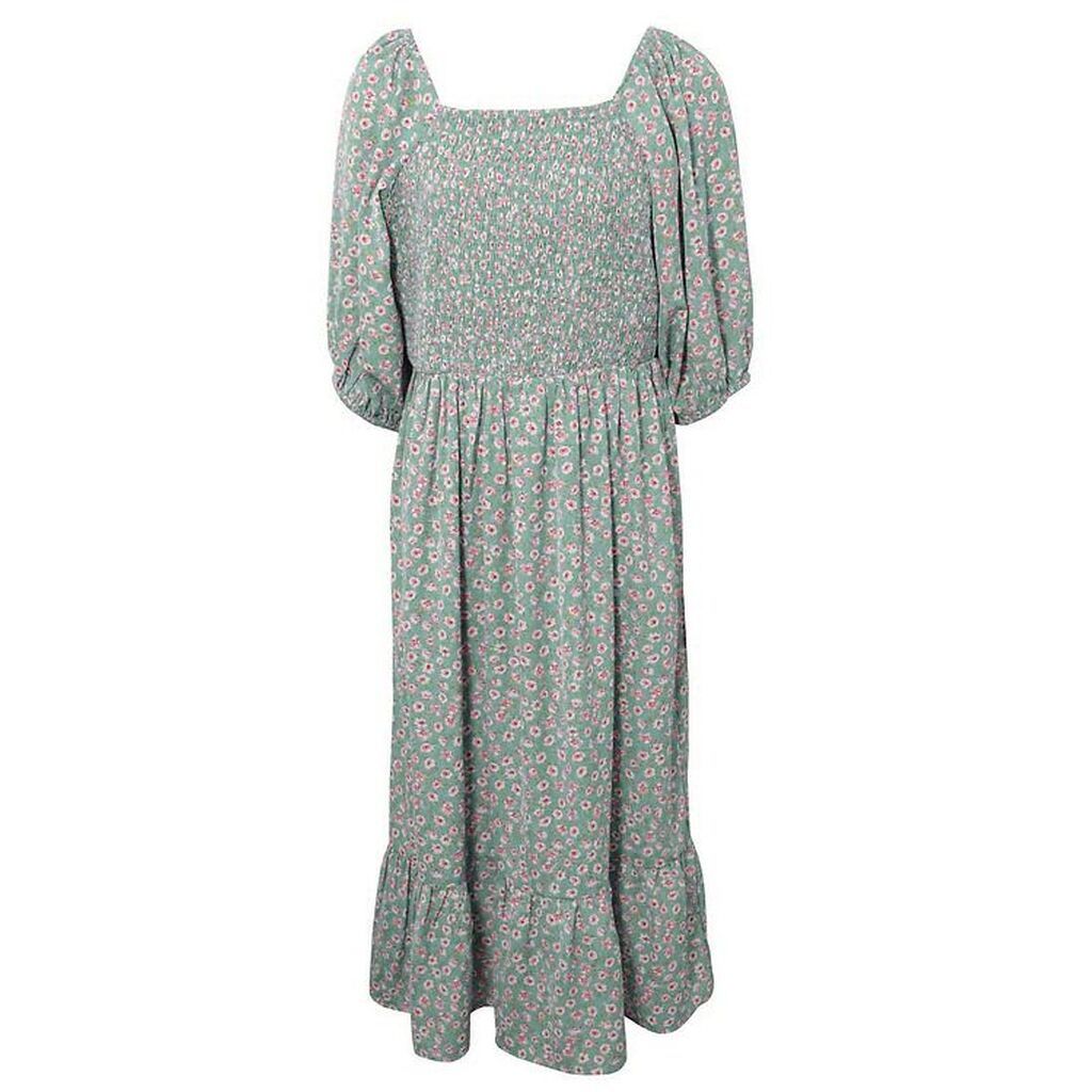 Hound Kjole - Flower - Grøn