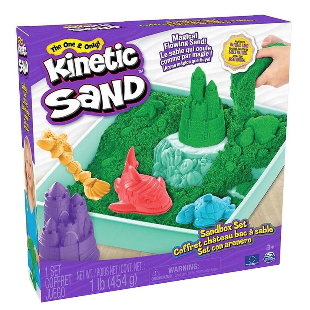Kinetic Sand Sandsæt - 454 g - Grøn