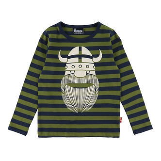Danefæ Bluse - Danebasic - Dk Navy/Olive Erik