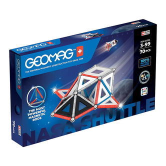 Geomag Magnetsæt - Recycled - Nasa Shuttles - 70 Dele