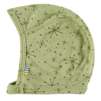 Joha Babyhjelm - 1-lags - Uld - Lys Olive m. Stjerner
