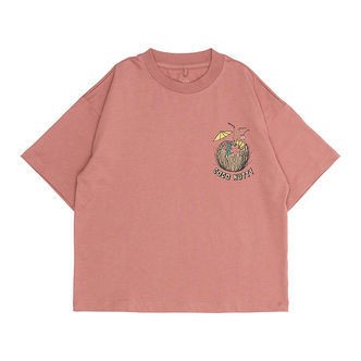 The New T-shirt - TnOleen - Old Rose m. print