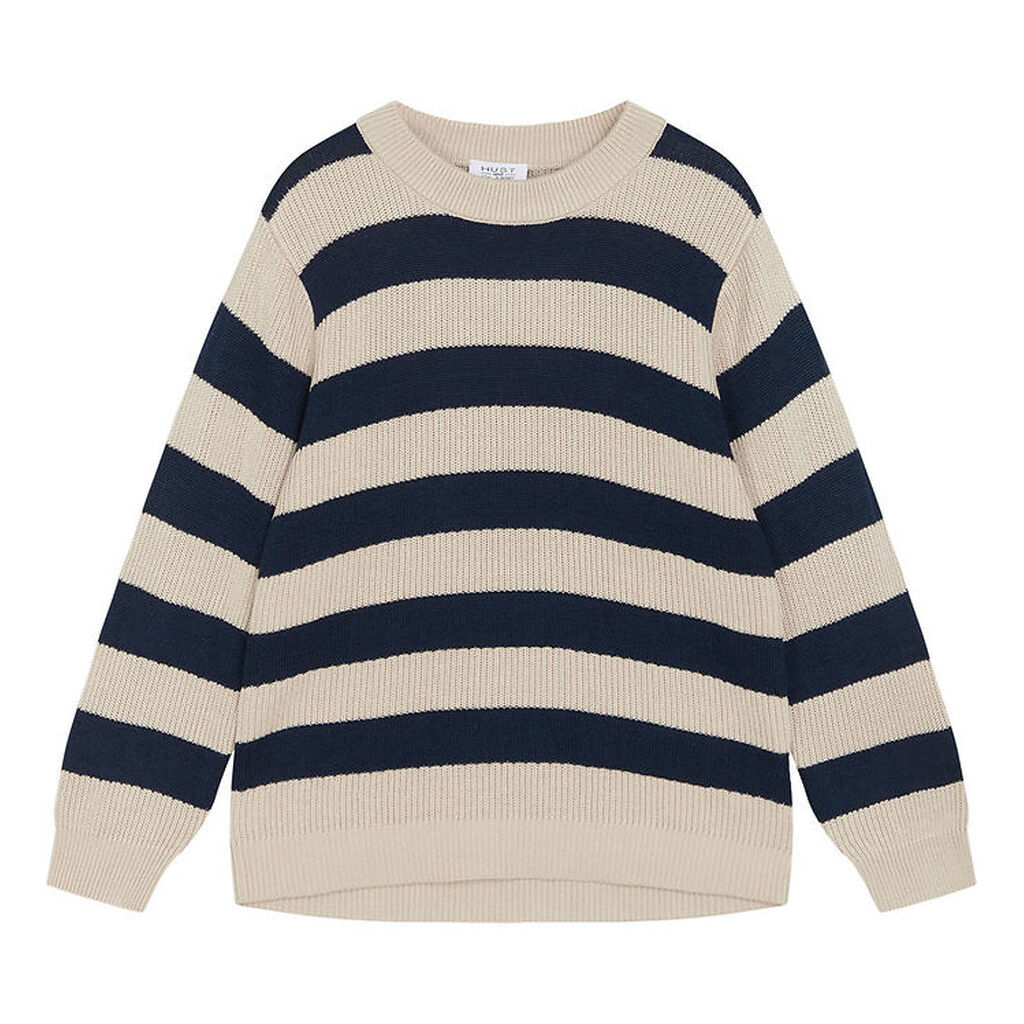 Hust and Claire Bluse - Strik - Bambus - Pos - Blues