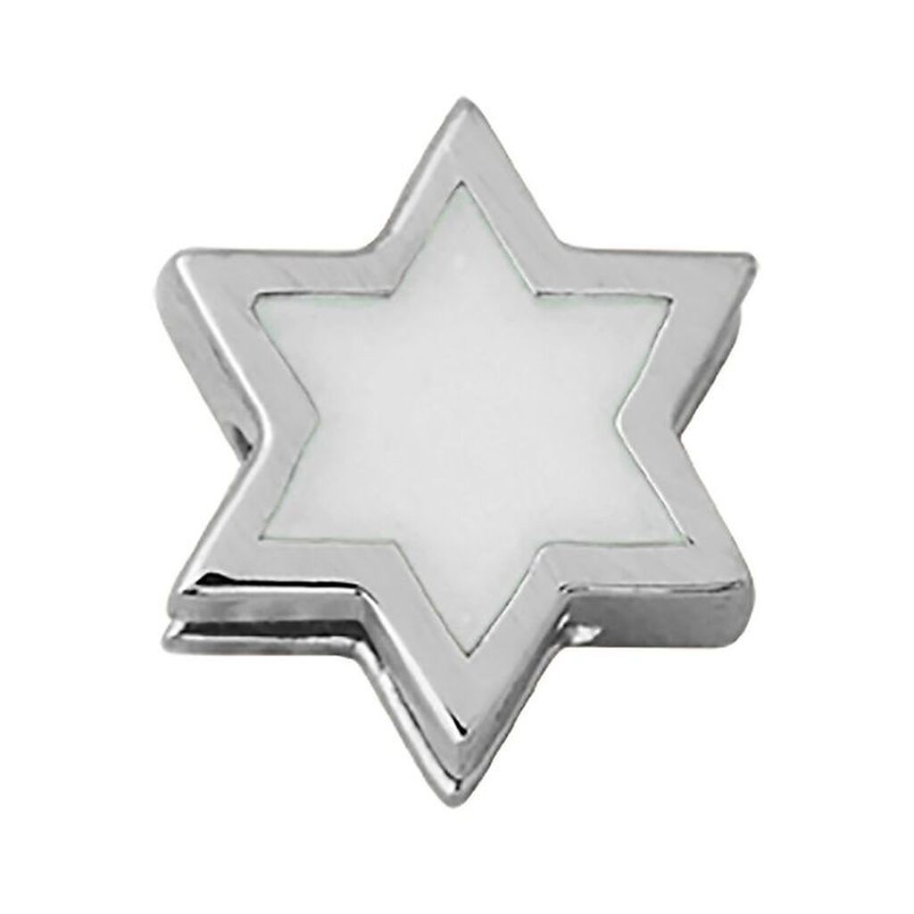 Design Letters Vedhæng Til Halskæde - Stjerne - Sølv/Hvid