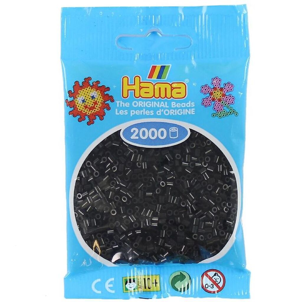 Hama Mini Perler - 2000 stk. - 18 Sort