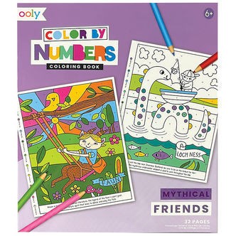 Ooly Malebog - Color By Numbers - Mythical Friends