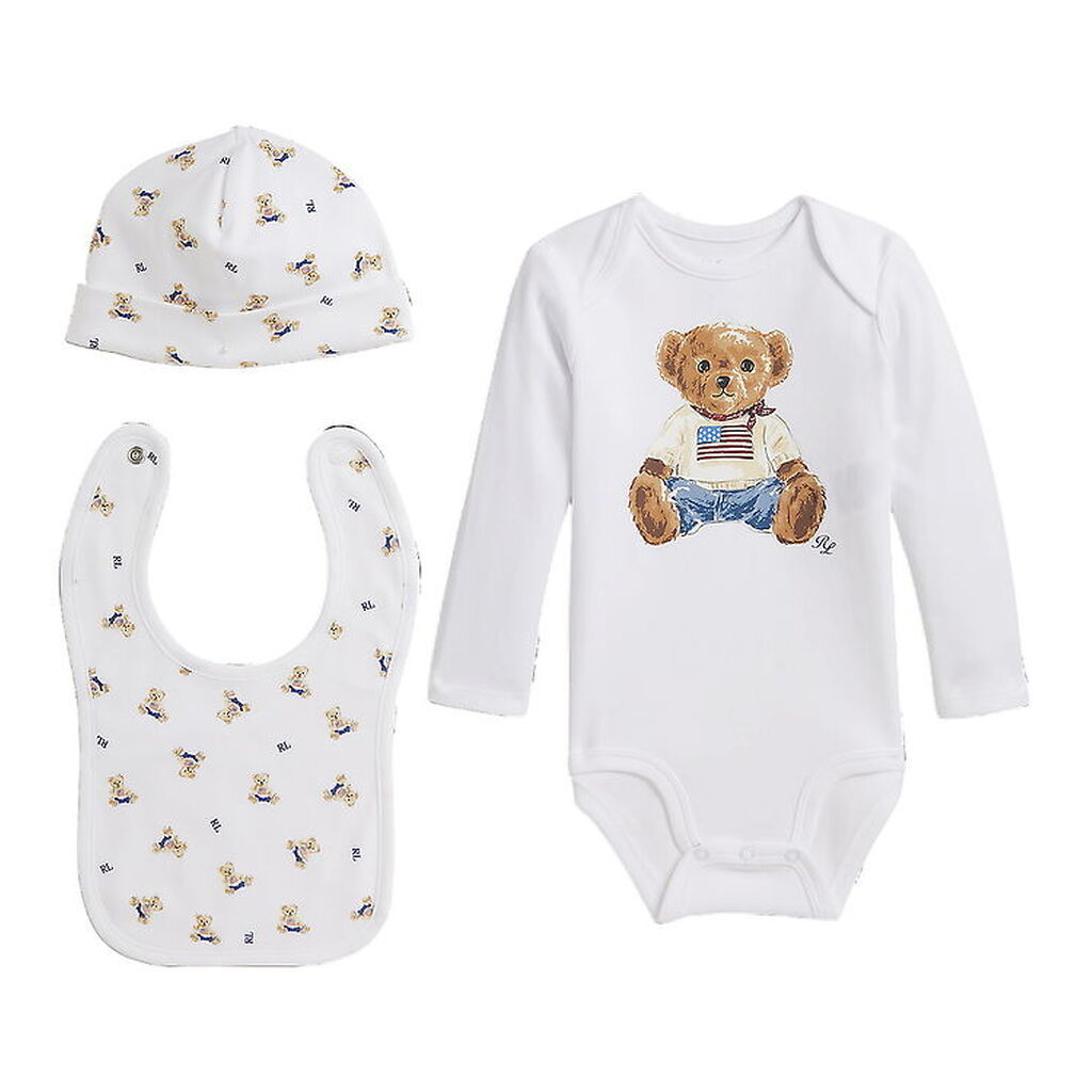 Polo Ralph Lauren Gaveæske - Savlesmæk/Hue/Body l/æ - Hvid/Blå m