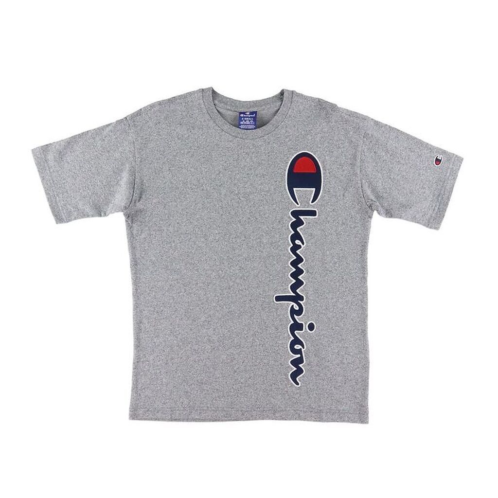 Champion Fashion T-shirt - Gråmeleret m. Logo