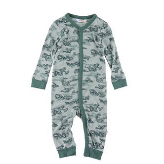 Joha Natdragt - Bambus - Grøn m. Print