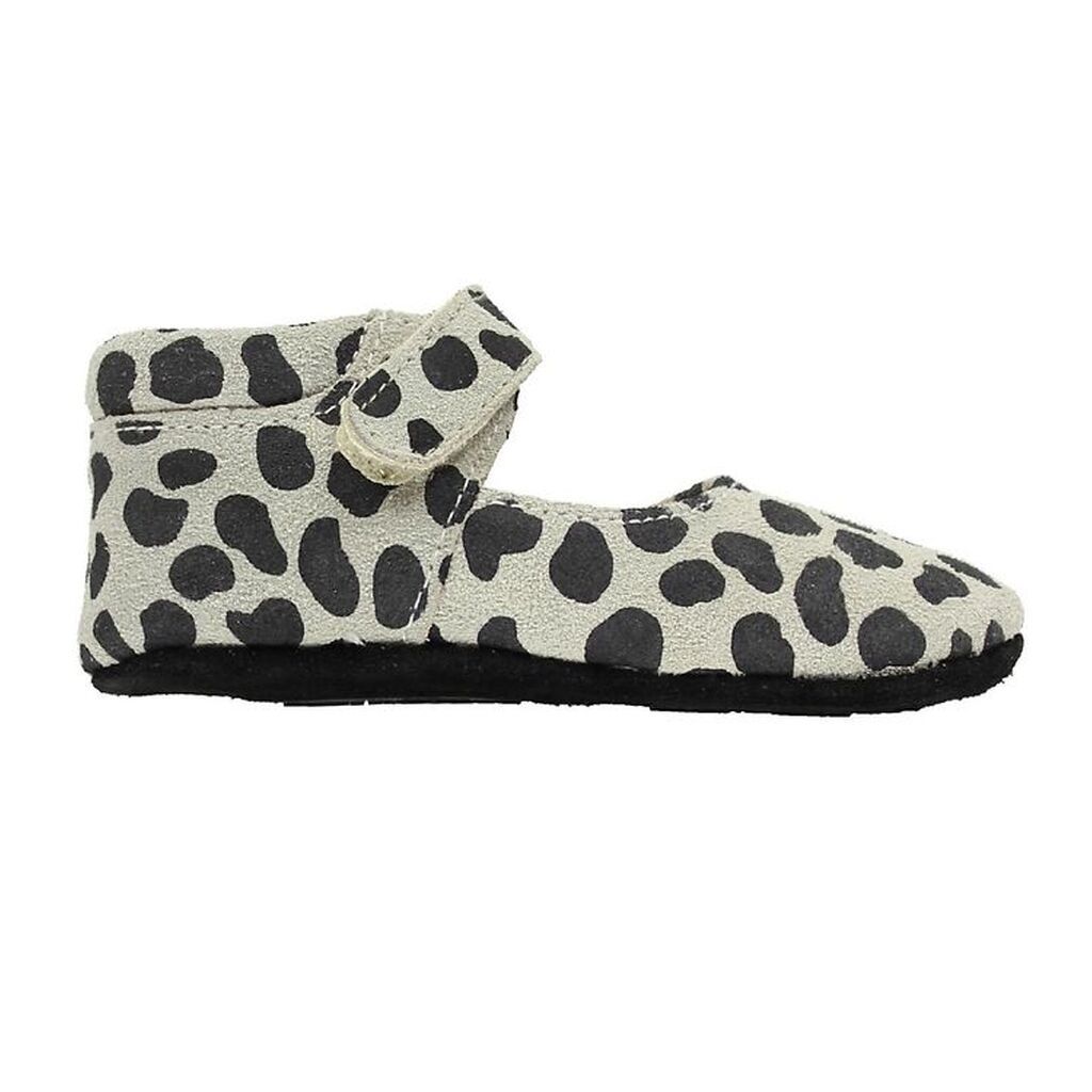 Fuzzies Ballerina Hjemmesko - Puk - Dalmatinerprint
