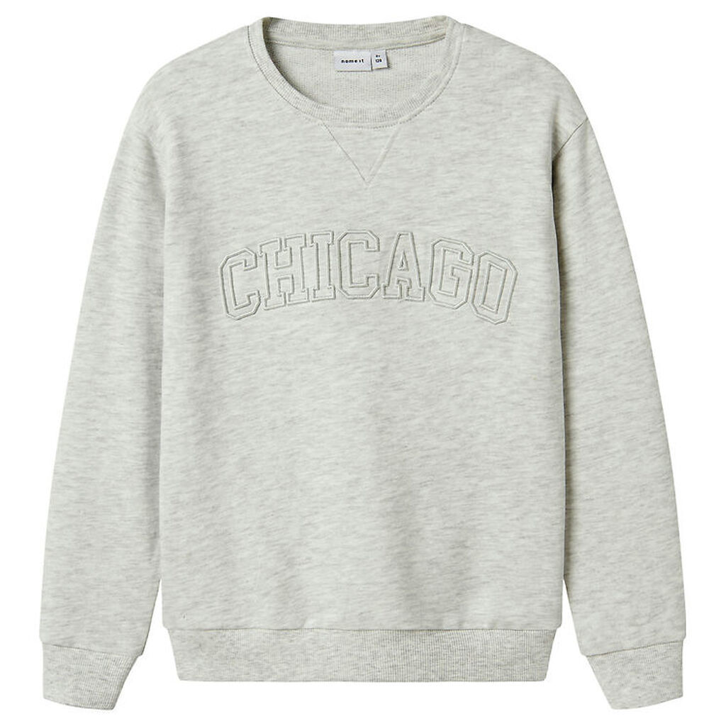 Name It Sweatshirt - NkmLester - Light Grey Melange