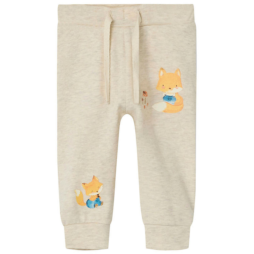 Name It Bukser - NbmLoxy - Beigemeleret m. Ræv