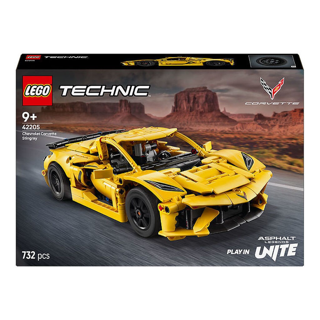 LEGOÂ® Technic - Chevrolet Corvette Stingray 42205 - 732 Dele