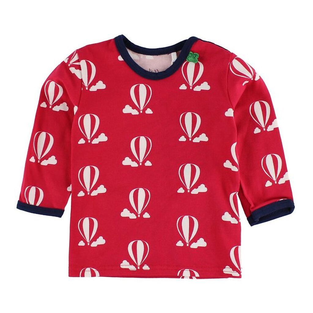 Freds World Bluse - Rød m. Luftballoner