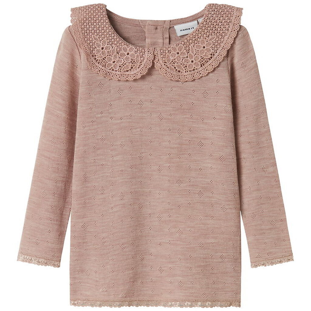 Name It Bluse - Uld - NmfWang - Shadow Gray