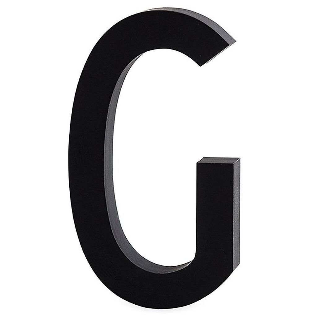 Design Letters Alubogstav - G - Sort