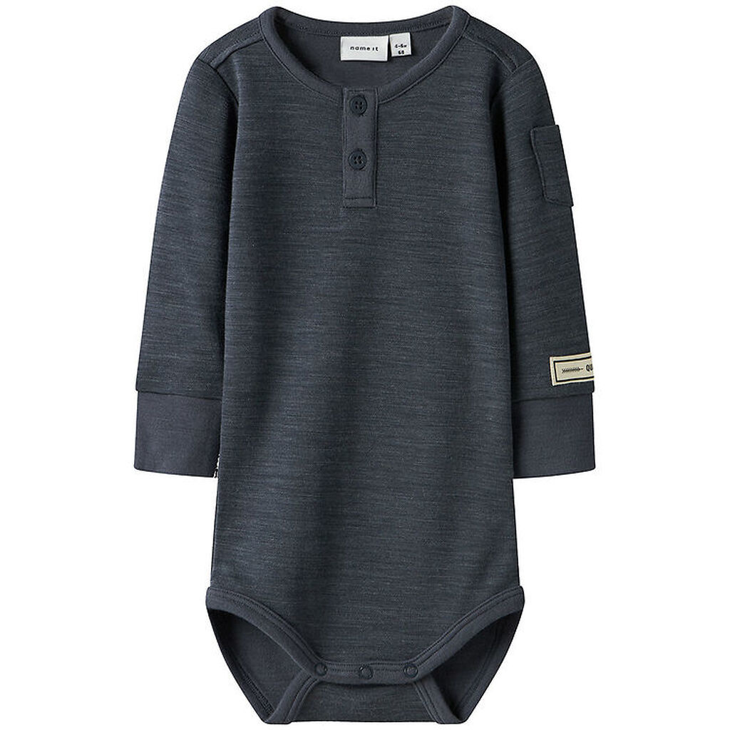 Name It Body l/æ - Uld/Viskose - NbmWyla - Ombre Blue