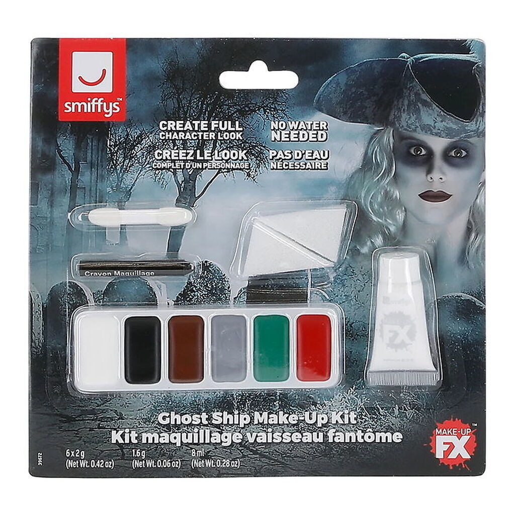 Smiffys Ansigtsmaling - Ghost Ship Kit