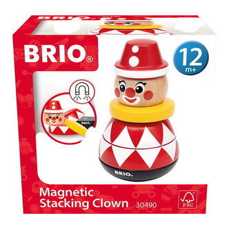 BRIO Stablelegetøj - Magnestisk - Klovn - 5 Dele