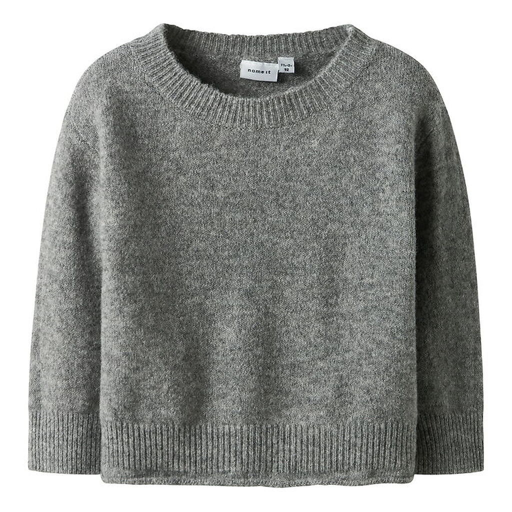 Name It Bluse - Strik - NmfOriane - Grey Melange