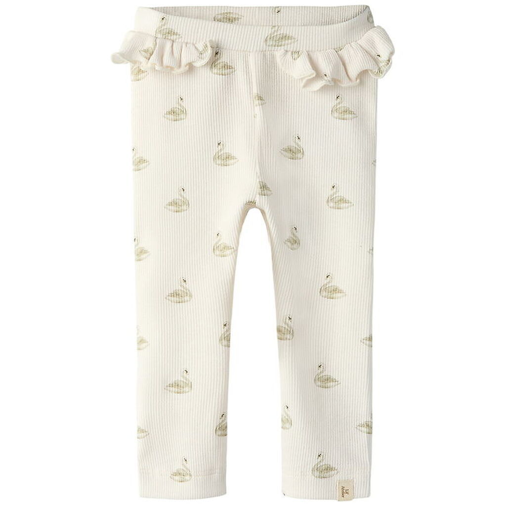 Lil' Atelier Leggings - Noos - Rib - NbfGavo - Pastel Parchment/