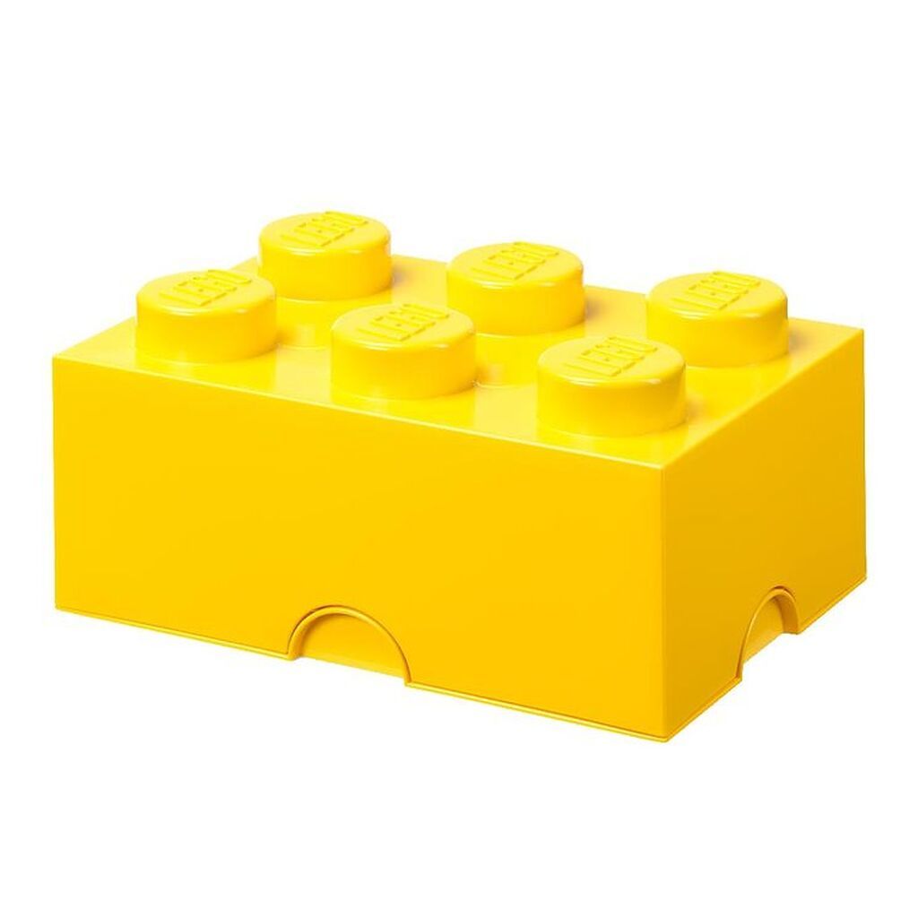 LEGOÂ® Storage Opbevaringsboks - 6 Knopper - 37,5x25x18 - Bright