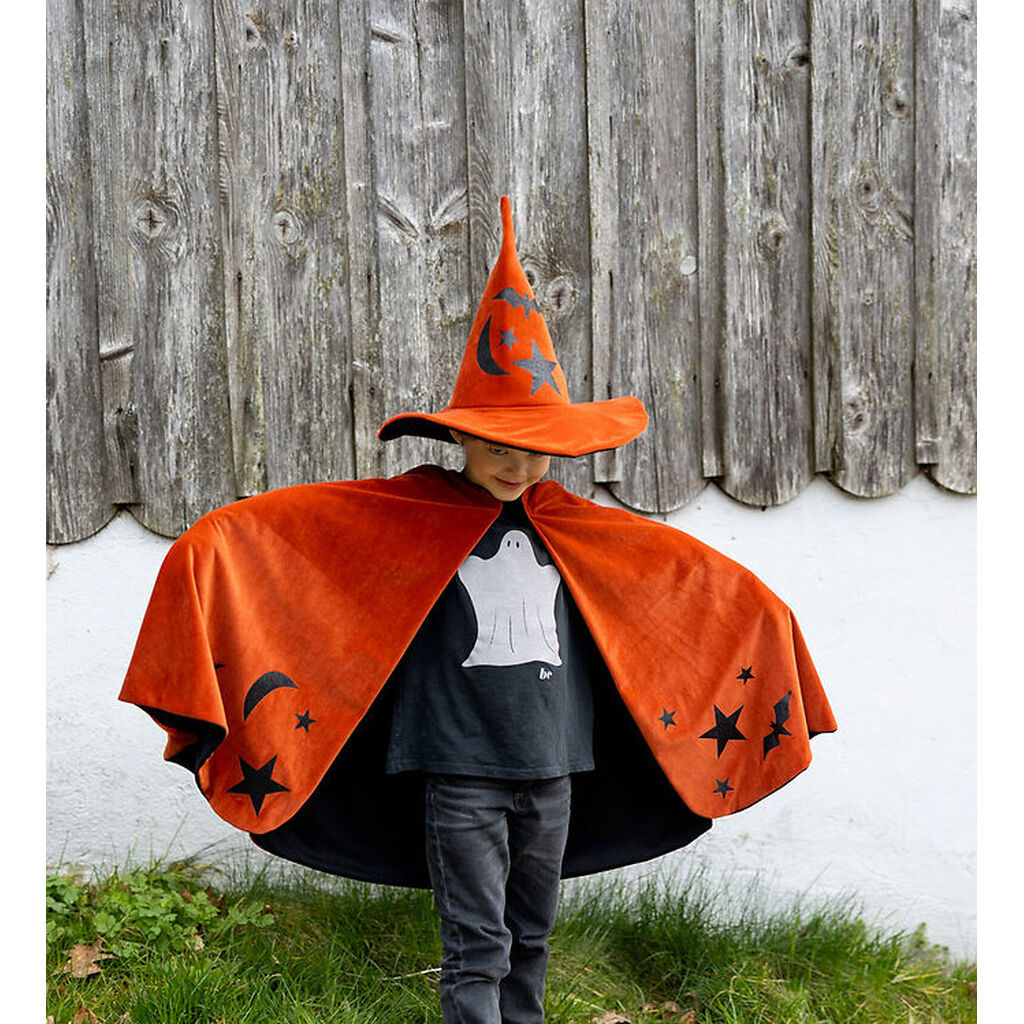 Great Pretenders Udklædning - Kappe/Hat - Autumn Embers Wizard