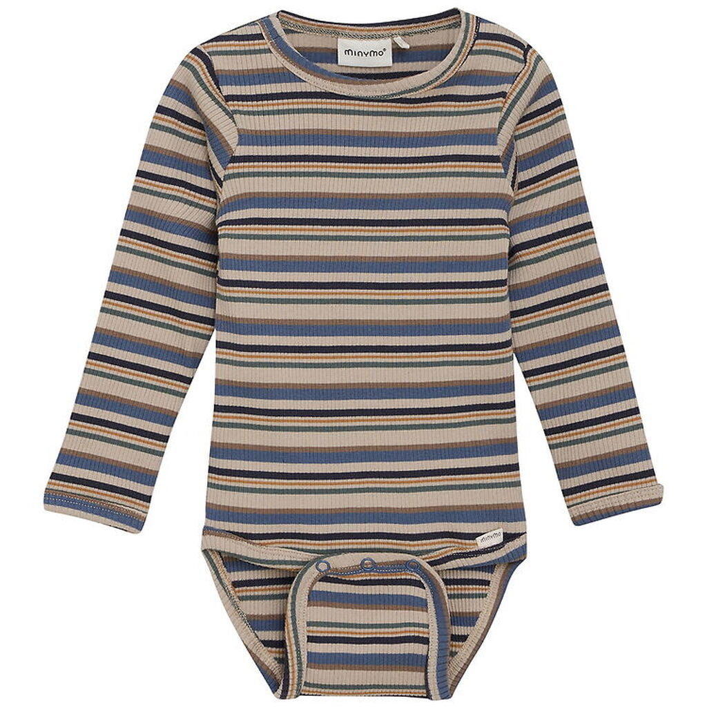 Minymo Body l/æ - Rib - China Blue