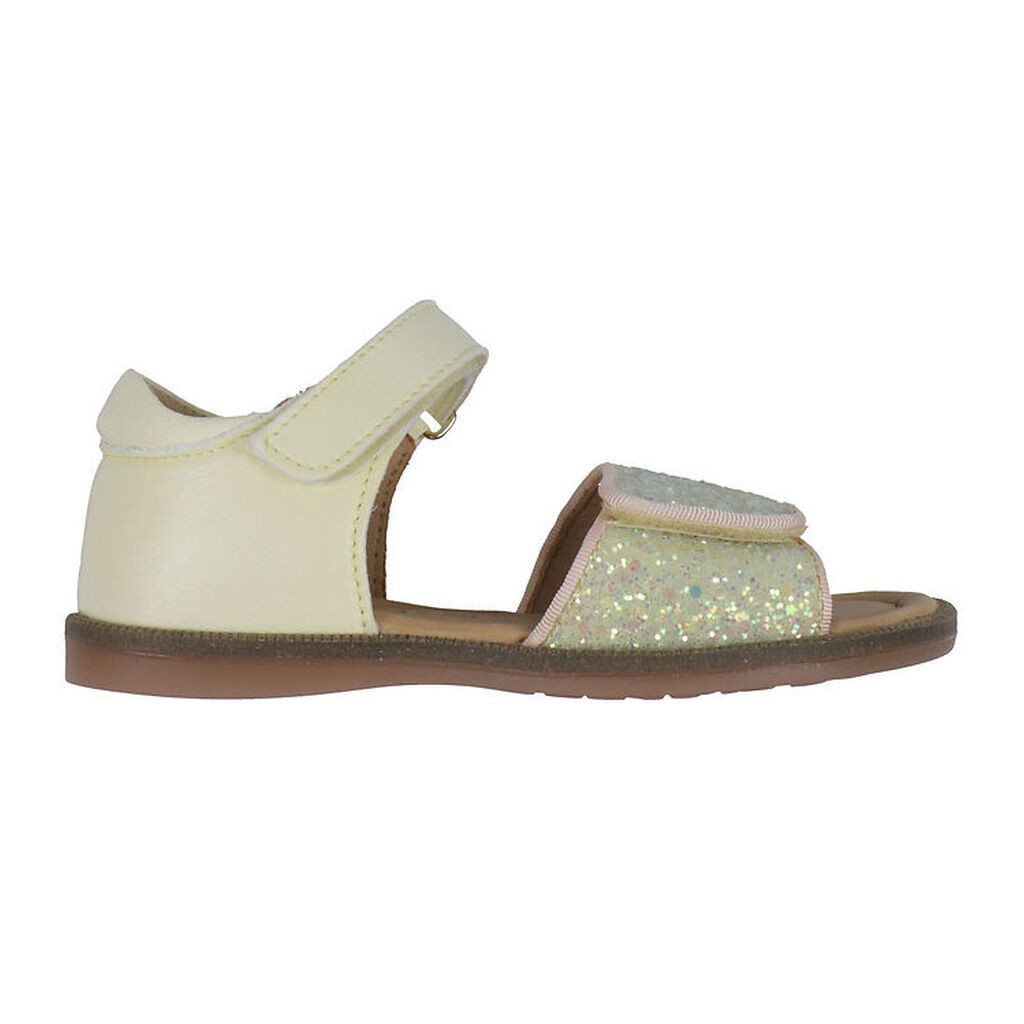 Bisgaard Sandaler - Aida - Yellow Glitter